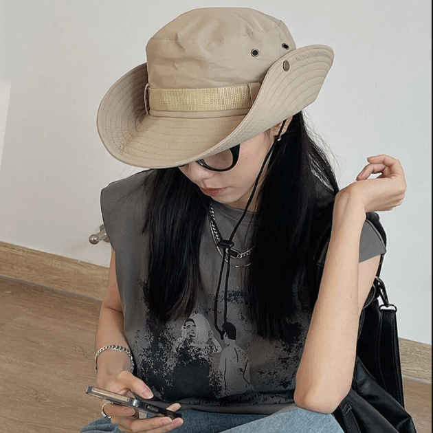 Cotton Boonie Hat – Unisex Sun Hat for Outdoor Adventures