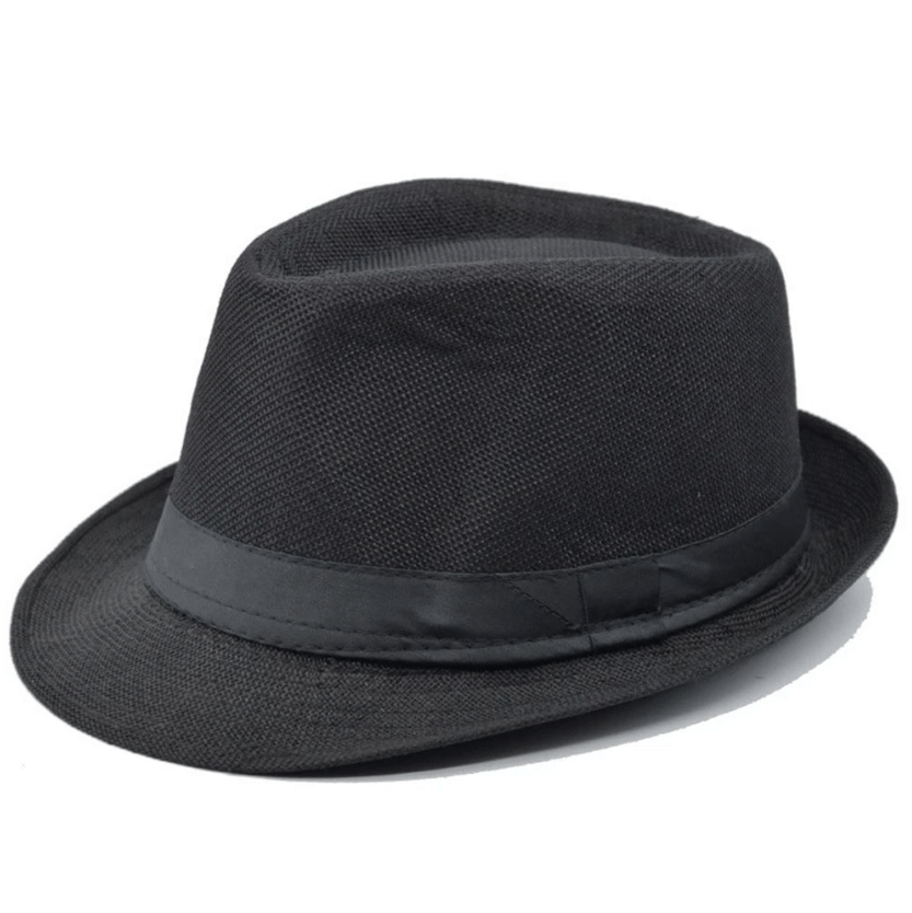 Panama Style Fedora - Cotton Linen Summer Hat for Men