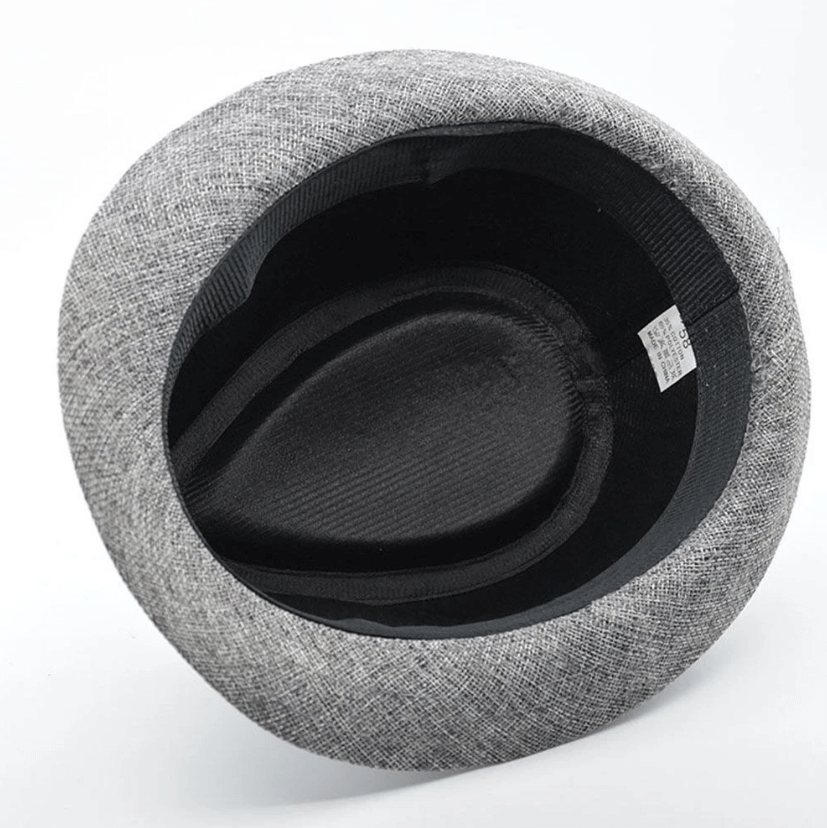 Panama Style Fedora - Cotton Linen Summer Hat for Men