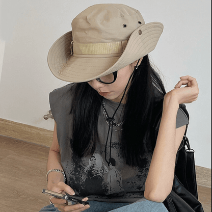 Cotton Boonie Hat – Unisex Sun Hat for Outdoor Adventures